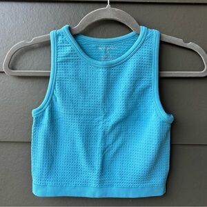 Boutique Waffle Crop Tank Top | S/M